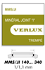 MMS/JI  VERRE PLAT  MINERAL STANDARD AVEC JOINT