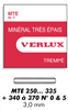VERRE MTE MINERAL   EP/ 3 MM