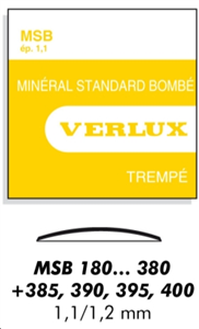 MSB VERRE MINERAL  STANDARD BOMBE EP 1.1 MM