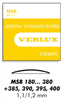 MSB VERRE MINERAL  STANDARD BOMBE EP 1.1 MM