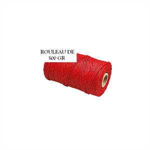 ROULEAU DE CORDE  POUR  COMTOISE ECRU OU ROUGE