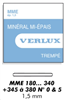 MME VERRE MINERAL  PLAT   EPAIS  1.5 MM